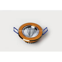 MR16 LED Ceilinglight Gold color 500-700LM Die-Casting Aluminum Heatsink Ra80 AC100-260V IP20